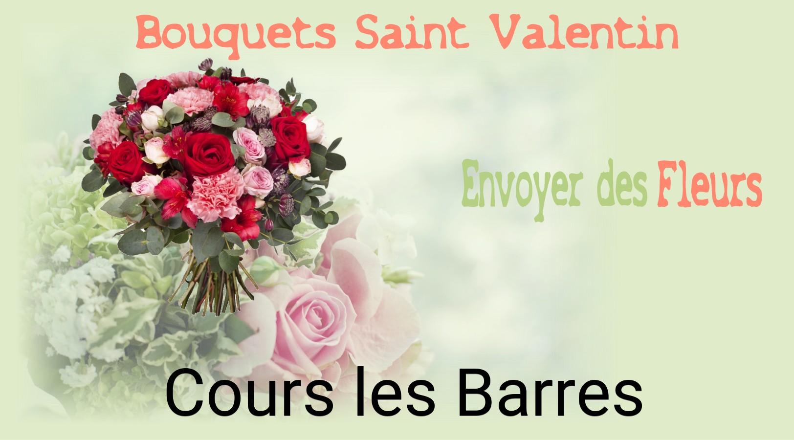 Roses de Saint-Valentin livrées à Cours-les-Barres